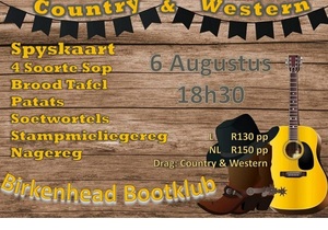 6 Augustus 2022: Country en Western Aand