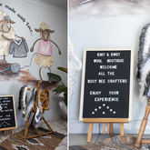 Wool Shop Welcome Sign - Knit & Knot and Crafters Den - Xplorioâ„¢ Gansbaai