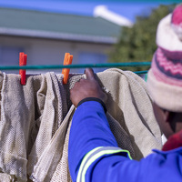 Hanging Clothes to Dry - Dolphin Laundry and Eco Clean & Care - Xplorioâ„¢ Gansbaai