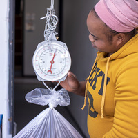 Weighing Laundry - Dolphin Laundry and Eco Clean & Care - Xplorioâ„¢ Gansbaai