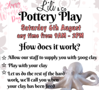 6 August 2022: Pottery Play