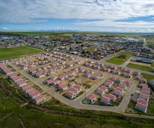 Aerial Photo of Bredasdorp Featuring the Parkview HousingÂ Development