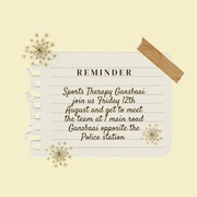 12 August 2022:Â Sports Therapy Gansbaai Opening