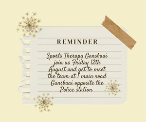 12 August 2022:Â Sports Therapy Gansbaai Opening