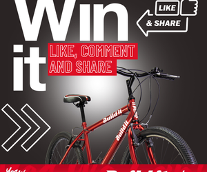 WIN aÂ Build it Branded Mountain Bike