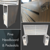 Pine Beadboard and Matching Pedestals - M + S Designs - Xplorioâ„¢ Gansbaai
