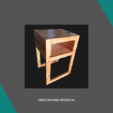 Oregon Pine Pedestals - M + S Designs - Xplorioâ„¢ Gansbaai
