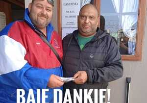 Donation from Mr J Transport