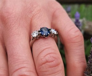 Sapphire and Diamond Ring