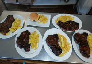 1kg Rump, Chips and Draught Challenge