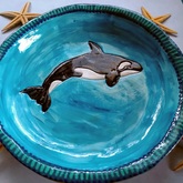 Whale Decor Plate - Pot en Gieter Gift Basket - Xplorioâ„¢ Gansbaai