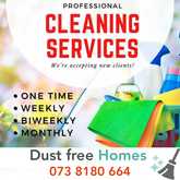 One Time or Regular - Dust Free Homes - Xplorioâ„¢ Kleinmond