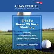 10 September 2022: Boere VS Dorp Gholfdag