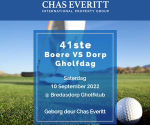 10 September 2022: Boere VS Dorp Gholfdag