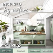 Prominent Paints: Green Cabinets Inspired by Nature
