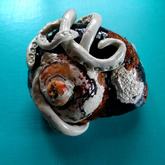 Periwinkle with Clay Octopus - Pot en Gieter Gift Basket - Xplorioâ„¢ Gansbaai