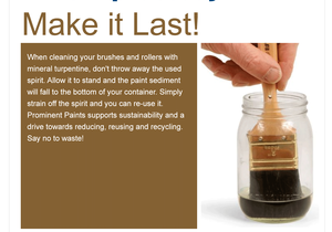 #FastTipTuesday: Re-useÂ Mineral Turpentine