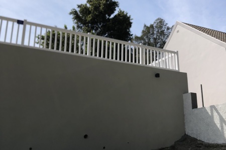 White PVC Fence