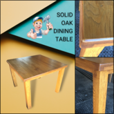 Solid Oak Table - M + S Designs - Xplorioâ„¢ Gansbaai