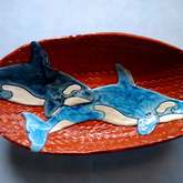 Oval Clay Bowl 20cm x 10cm - Pot en Gieter Gift Basket - Xplorioâ„¢ Gansbaai