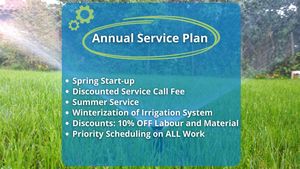 Irrigation System Annual Service Plan