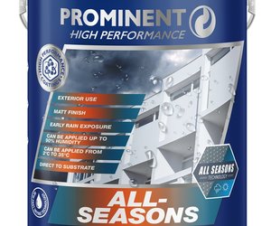 Prominent High Performance All Seasons:Â Matt Exterior Paint
