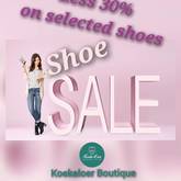 30% discount on selected shoes - Koekeloer Boutique Gansbaai - Xplorioâ„¢ Gansbaai