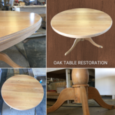 Oak Table Restoration - M + S Designs - Xplorioâ„¢ Gansbaai