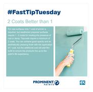 #FastTipTuesday: 2 Coats Better Than 1