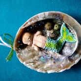 Baby Boy Mermaid - Pot en Gieter Gift Basket - Xplorioâ„¢ Gansbaai