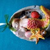 Baby Girl Mermaid - Pot en Gieter Gift Basket - Xplorioâ„¢ Gansbaai