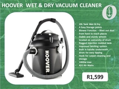 New: HOOVER Wet and Dry Vacuum Cleaner