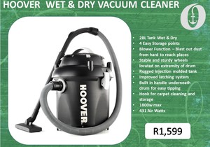New: HOOVER Wet and Dry Vacuum Cleaner