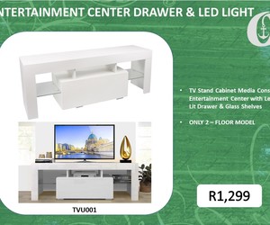 New: Entertainment Center Drawer and LED Light