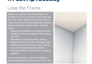 #FastTipTuesday: Fix Picture Framing When Painting