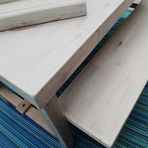 Butterfly effect - sanded, smoothed and whitewashed