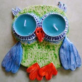 Owl Tealight Candle Holder - PepperPots Handmade Gifts - Xplorioâ„¢ Gansbaai