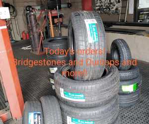 Bridgestone and Dunlop Tyres