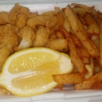 Calamari and chips