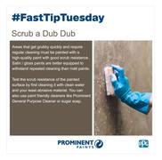 #FastTipTuesday: Paint with Good Scrub Resistance