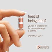 Coming Soon! Solution for Increased Energy and Stamina
