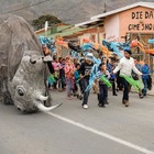 Rhino -  Barrydale Giant Puppet Parade - Xplorioâ„¢ Barrydale
