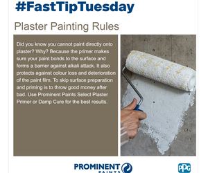 #FastTipTuesday: Plaster Painting Rules
