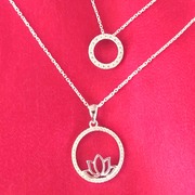 Protea Sterling Silver Necklace