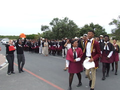 Gansbaai Academiaâ€™s Yearly Valediction Walk: Grade 12â€™s 2022