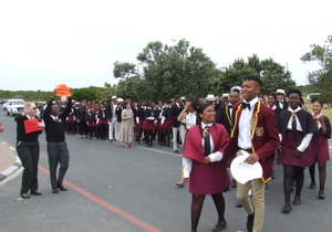 Gansbaai Academiaâ€™s Yearly Valediction Walk: Grade 12â€™s 2022