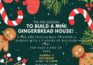 4 December 2022:Â Mini Gingerbread House Building