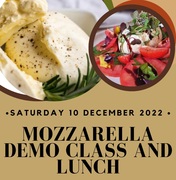 10 December 2022: Mozzarella Demo Class and Lunch