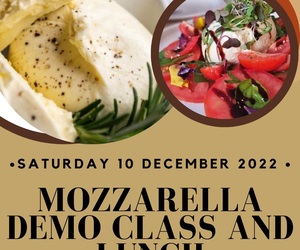 10 December 2022: Mozzarella Demo Class and Lunch