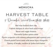 4 December 2022: Harvest Table